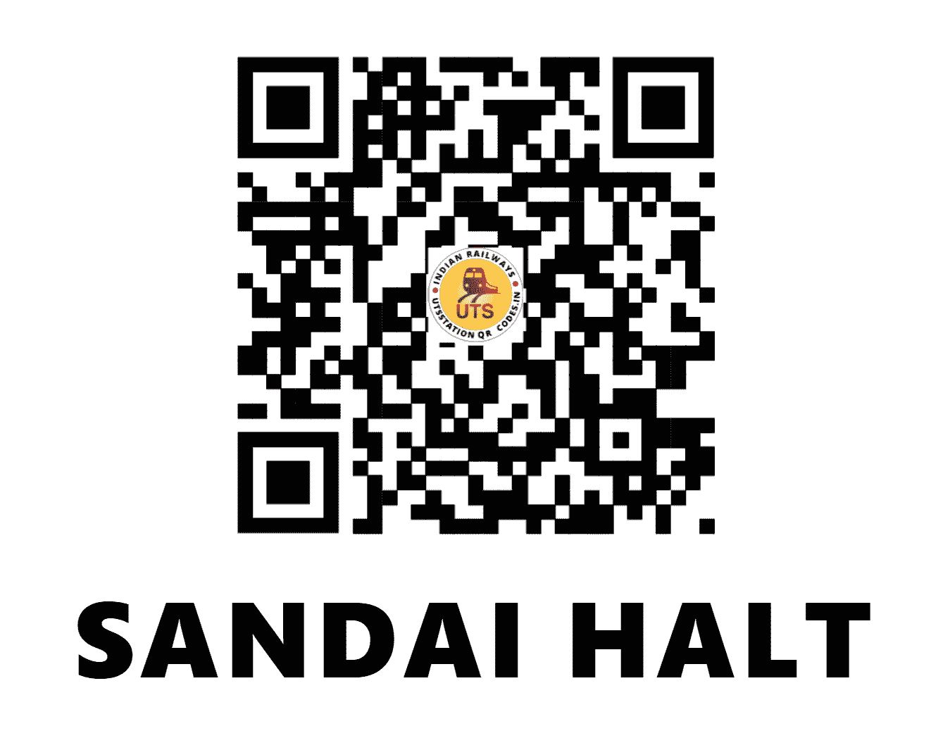 UTS QR Code for SANDAI HALT - SNDY - NE (UTTAR PRADESH)
